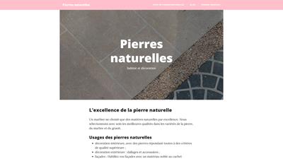 les pierres naturelles