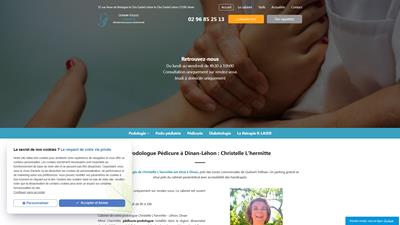 Christelle TOULLIC, podologue/pédicure près de Dinan