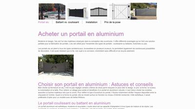 tout sur le portail alu