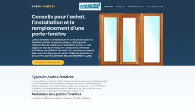 zoom sur la porte fenetre