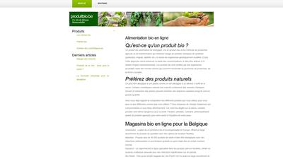 les produits bio