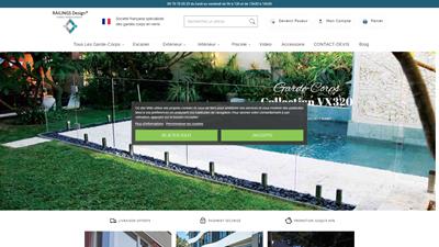 Railings Design :  barriere piscine en verre