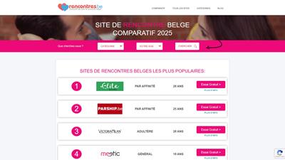 Classement des sites de rencontre belges