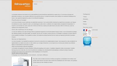 la renovation intérieure