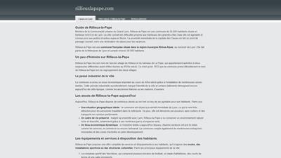 tout sur rillieux-la-pape