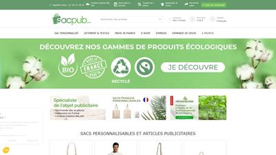 Sac publicitaire en France