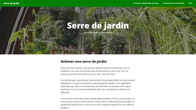 serre de jardin