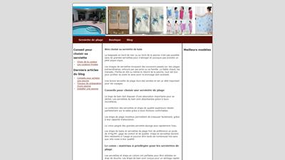 les serviettes de plage