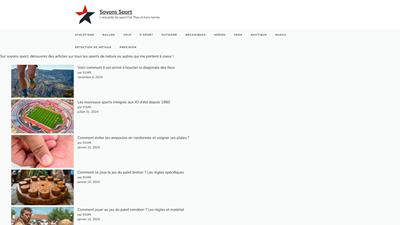 Votre site d’actualité spécialiste de tous les sports