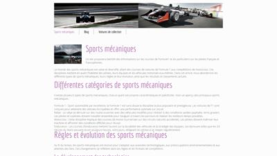 les sports mecaniques