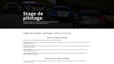 stage pilotage