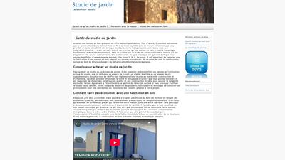 infos sur l'abri de jardin