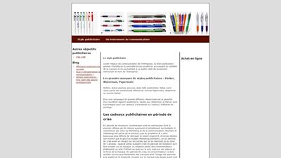 le crayon publicitaire