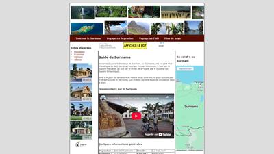 connaitre le Suriname