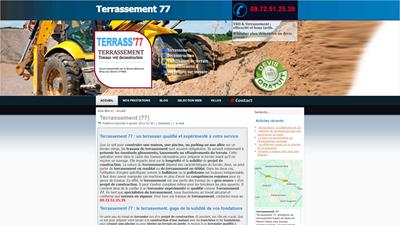 Terrassement 77