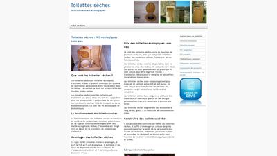 tout sur les toilettes seches