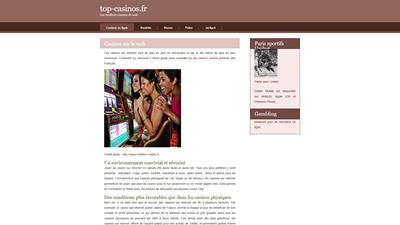 le top des casinos