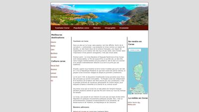 infos sur la Corse