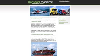 le transport maritime