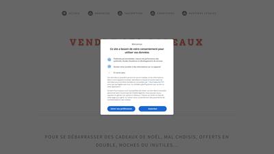 Vendre ses cadeaux
