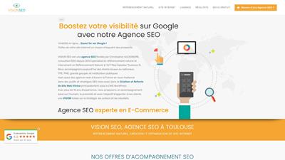 Agence SEO Toulouse - Référencement Site - Vision SEO