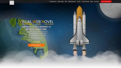 Visual Web Novel - Création de site web et référencement SEO