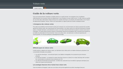 ecologie et automobile