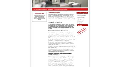 toilettes suspendues