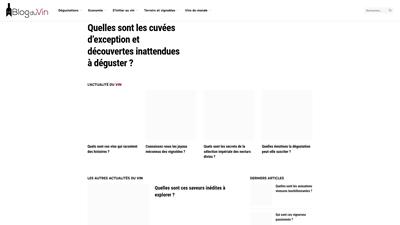 magazine sur l'oenologie