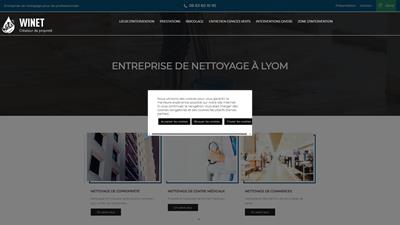 Service de nettoyage sur Lyon : Winet