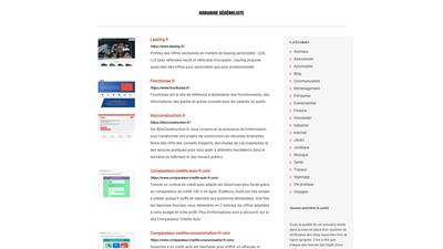 Annuaire généraliste