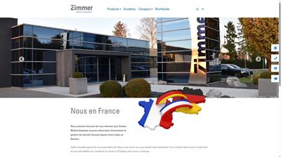 zimmer elektromedizin france : physiotherapie &  cryotherapie, filiale de zimmer medizinsysteme