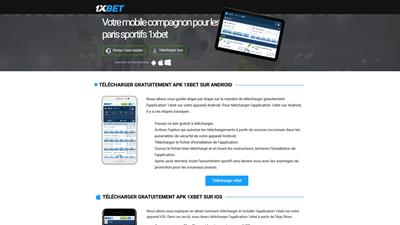 Site de bookmaker 1xbet au Bénin