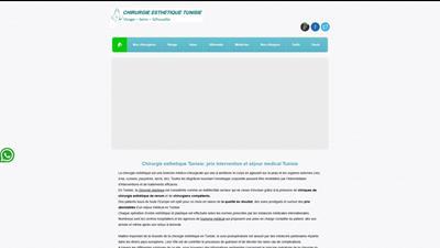 Prix et tarif de la chirurgie esthetique Tunisie