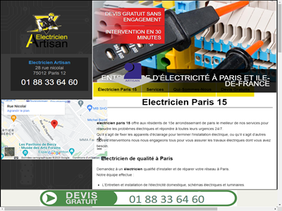 Mise aux normes: installation électrique Paris 15