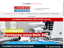 Plombier Fontenay-sous-Bois