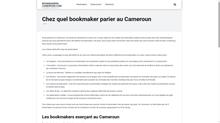 Le guide de paris sportifs au Cameroun 2023
