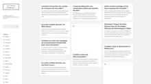 Informations sur le coût des produits et services