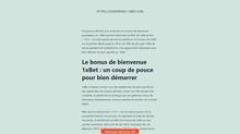 Code promo pour parier