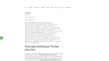 Chirurgie esthetique Tunisie pas cher