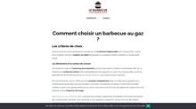 Barbecue pour cuisson au gaz
