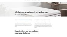 Votre matelas à mémoire de forme.