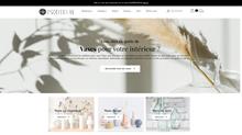 Commerce de vases design pour la déco d'intérieur