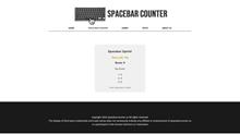 Space bar counter