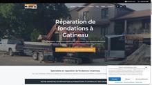 Réparation de fissures de fondation