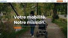Fauteuil roulant électrique pliable et léger