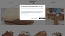 Agnellina : charentaise en peau de mouton