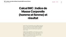 calculer son indice de masse corporelle
