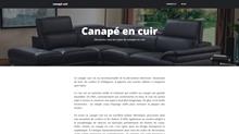 canape cuir