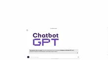 ChatbotGPT paramétré sur les modèles de OPENAI